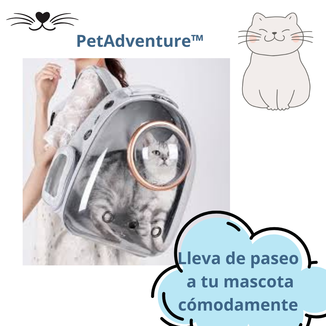 😻Mochila de Viaje para Mascota PetAdventure™🐶